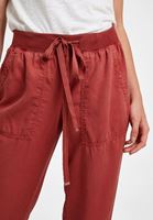 Bayan Kiremit Beli Lastik Detaylı Jogger Pantolon ( TENCEL™ ) 