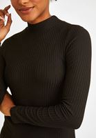 Women Black High Neck Maxi Dress
