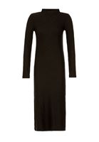 Women Black High Neck Maxi Dress