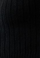Women Black Corded knit bolero
