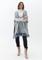 Püsküllü Panço ve Mom Pantolon Kombini