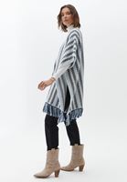 Püsküllü Panço ve Mom Pantolon Kombini