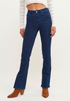 Bayan Mavi High-Rise Boot Cut Denim Pantolon
