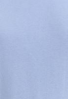 Bayan Mavi Sırtı Baskı Detaylı Kapüşonlu Sweatshirt
