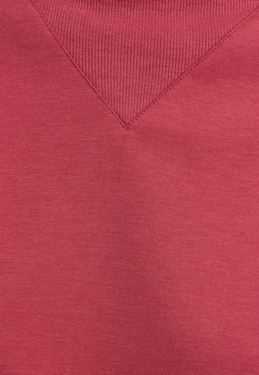 Carrot-Fit Sweat Pantolon ve Yüksek Yakalı Sweatshirt Kombini