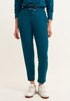 Bayan Mavi Bel Detaylı Carrot-Fit Pantolon