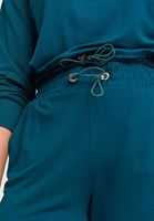 Bayan Mavi Bel Detaylı Carrot-Fit Pantolon