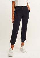 Bayan Siyah Sweat Jogger Pantolon