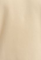 Bayan Bej Sıfır Yaka Oversize Sweatshirt