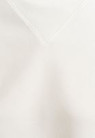 Bayan Krem Yüksek Yakalı Sweatshirt