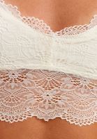 Bayan Krem Dantelli Askılı Bralet