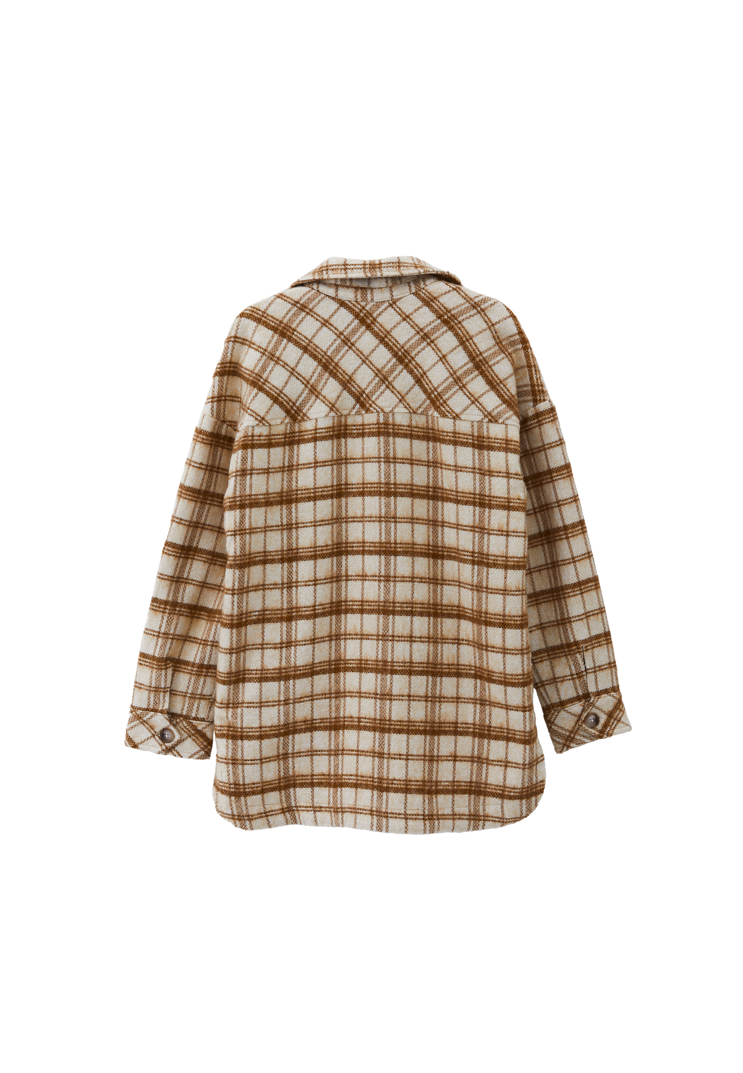KAJA CHECK FLANNEL SHIRT JACKET | KAJA
