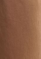 Bayan Kahverengi Paça Detaylı Wide-Leg Pantolon ( TENCEL™ )