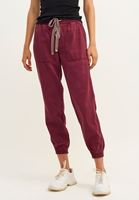 Bayan Bordo Yumuşak Dokulu Jogger Pantolon ( TENCEL™ )