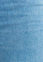 Bayan Mavi Cigarette-Fit Denim Pantolon