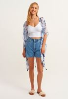 Bayan Çok Renkli Basic Kimono