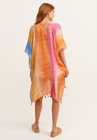 Bayan Çok Renkli Desenli Kimono