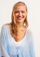 Bayan Mavi Basic Kimono