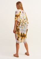 Bayan Çok Renkli Desenli Kimono