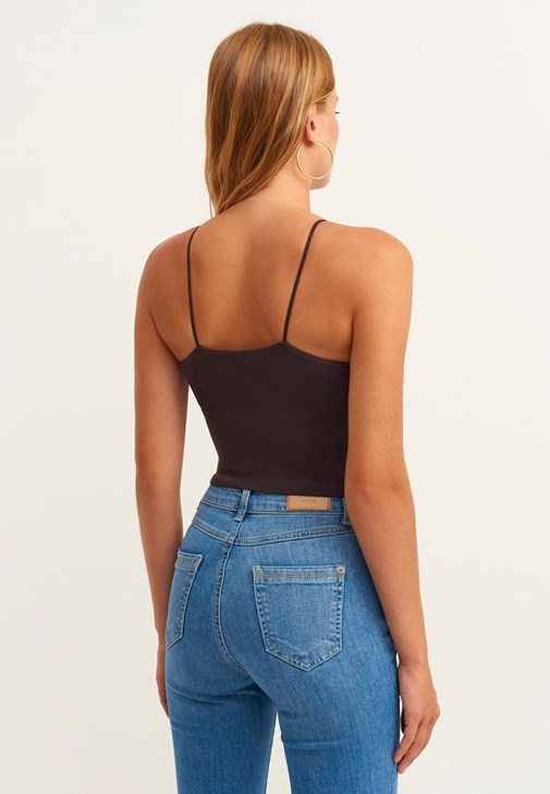 Keten Kimono ve Denim Pantolon Kombini