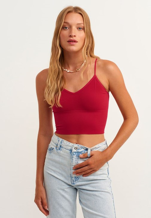Crop Top ve Crop Straight Pantolon Kombini