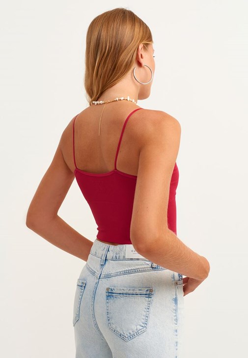 Crop Top ve Crop Straight Pantolon Kombini