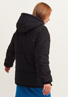 Bayan Siyah Oversize Kapitone Şişme Mont