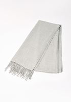 Bayan Gri Basic Şal