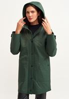 Bayan Yeşil Waterproof Midi Yağmurluk