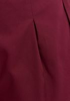 Bayan Bordo Kemerli Mini Şort ( TENCEL™ )