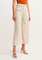 Bayan Bej Nature Friendly Culotte Pantolon ( TENCEL™ )