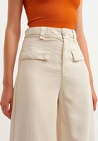 Bayan Bej Nature Friendly Culotte Pantolon ( TENCEL™ )
