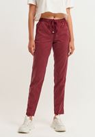Bayan Bordo Yumuşak Dokulu Baggy Pantolon ( TENCEL™ )