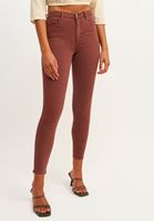 Toparlayıcı Etkili Skinny Pantolon ve Cepli Crop Bluz Kombini