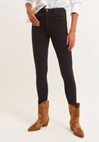 Women Black TENCEL slimming effect skinny pants