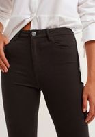 Women Black TENCEL slimming effect skinny pants