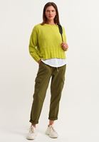 Wide-Fit Triko ve Casual Kargo Pantolon Kombini