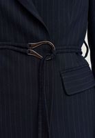 Women Mixed Belt detailed blazer