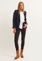 Women Mixed Stripe detailed blazer