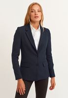 Women Mixed Stripe detailed blazer