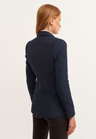 Women Mixed Stripe detailed blazer