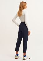 Bayan Çok Renkli Çizgili Carrot-Fit Pantolon