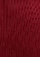 Bayan Bordo Halter Yaka Triko Elbise