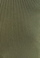 Bayan Yeşil V-Neck Triko Kazak