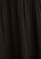 Women Black Tiered midi dress