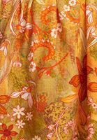 Bayan Çok Renkli Floral Desenli ve Fırfırlı Mini Elbise