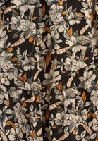 Bayan Çok Renkli Floral Desenli Mini Şort Etek