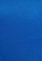 Yaka Detaylı Bluz ve Flare Denim Pantolon Kombini