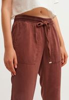 Bayan Kahverengi Yumuşak Dokulu Jogger Pantolon ( TENCEL™ )