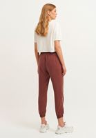 Bayan Kahverengi Yumuşak Dokulu Jogger Pantolon ( TENCEL™ )